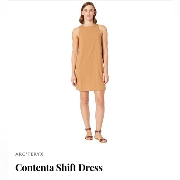 Arc’teryx Contenta Shift Dress – Khaki – Size Small - Picture 1 of 13